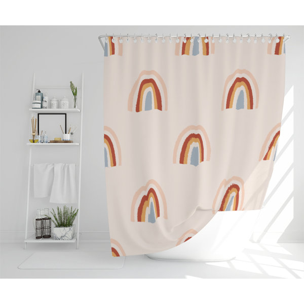 Isabelle & Max Lowall Polyester Shower Curtain Set Wayfair.co.uk